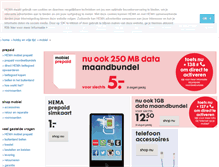 Tablet Screenshot of hematelefonie.nl